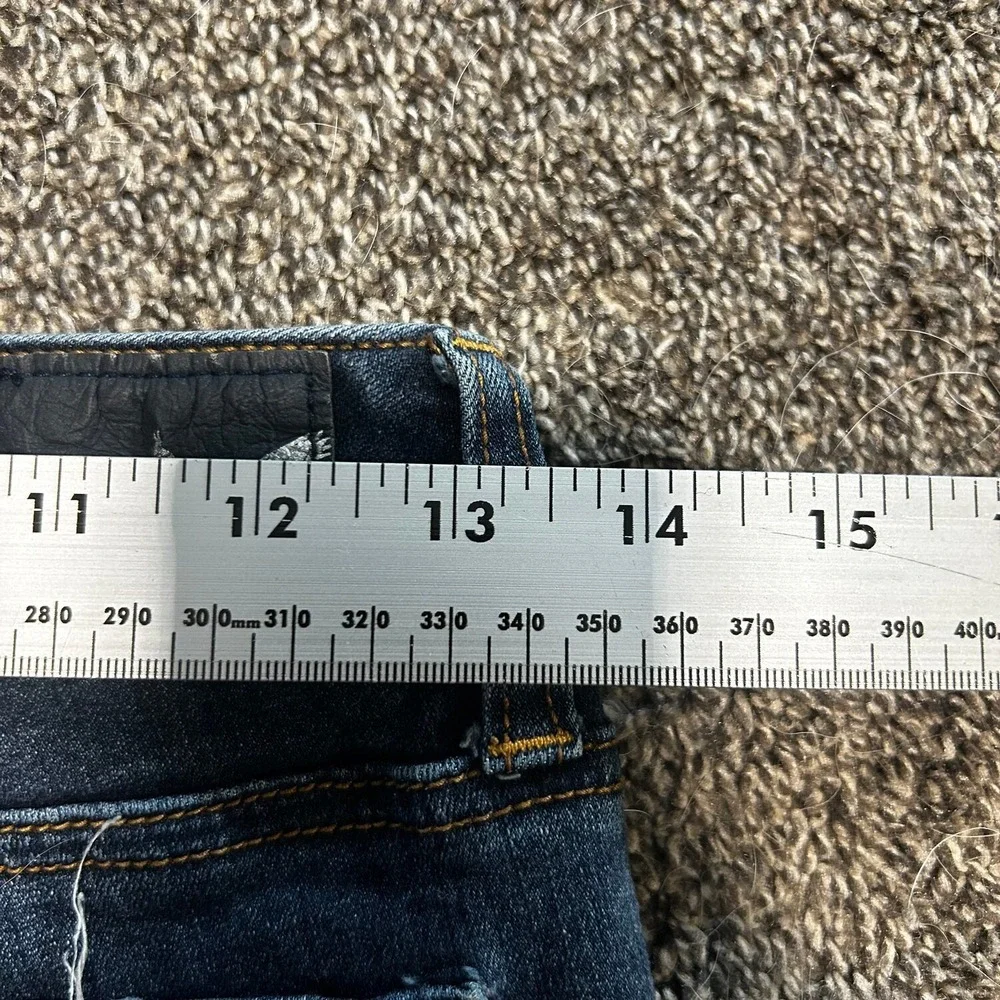 American Eagle Jegging Womens 4 Blue Excellent 360 Super Stretch Distressed